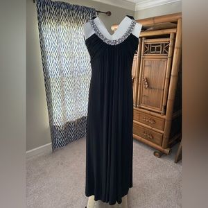 Formal black gown (size 10)